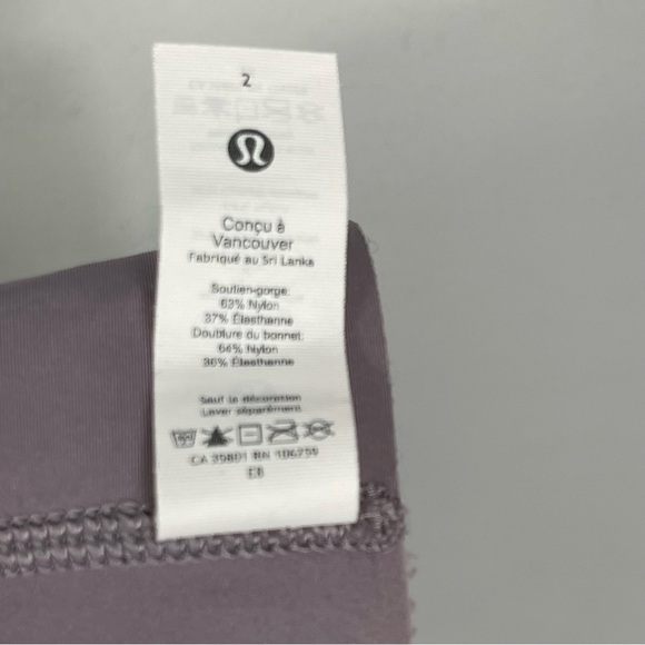 Lululemon Get in Line Bra *Light Support, A/B Cups
Violet Verbena / Chrome 2 - Picture 9 of 11